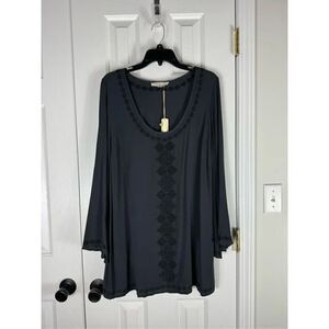 NWT Lovestitch Womens Navy Tunic Size M